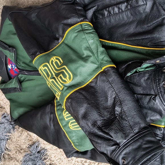 VTG Leather Packer Jacket M - Picture 9 of 16